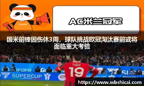 国米前锋因伤休3周，球队挑战欧冠淘汰赛前或将面临重大考验